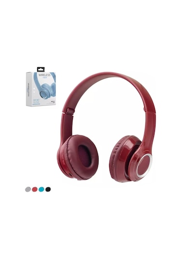 Kablosuz Kulak Üstü Kulaklık Mikrofonlu Bluetooth Sd Ev-80