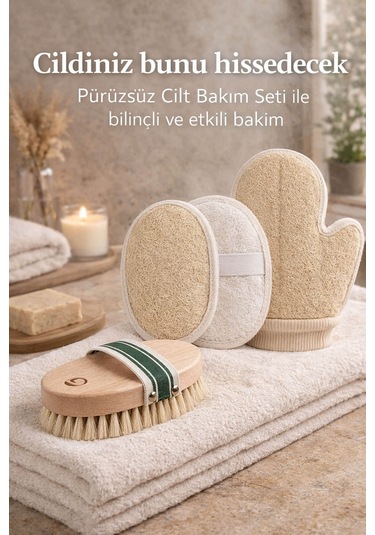 Pürüzsüz Cilt Bakım Seti - Selülit & Batık Karşıtı 3 Lü Paket