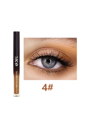 13 Gölgeli Suya Dayanıklı Likit Göz Farı Paleti - Göz Alıcı Görünümler İçin 4 Dark Topaz