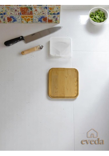 Eveda Çam Kare Tabak 6lı Diğer