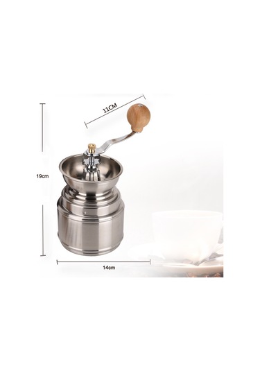 Xiyyadms Stainless Steel Çift Kullanimlı Zeytinyağı Değirmeni - Seramik Tane Ayarı İle Kahve, Biber, Susam Ve Tahılları Öğütücü Diğer