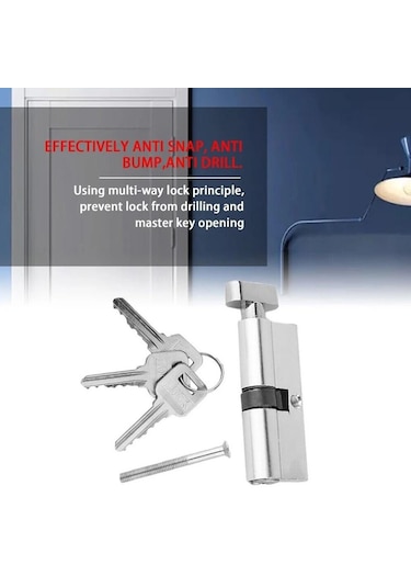 Kilit Silindiri Çok Yönlü Kilit Başparmak Dönüşü Vidalı