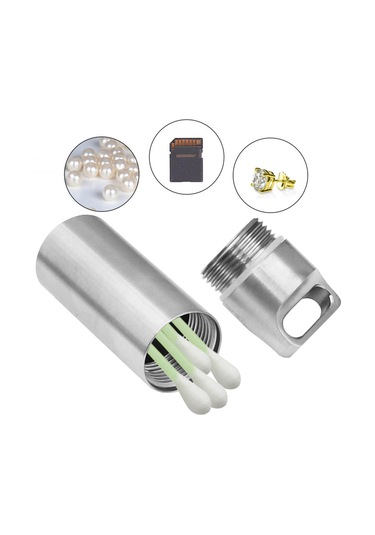 Dolıty Seyahat Açık Için Hap Tutucular Su Geçirmez M Gümüş