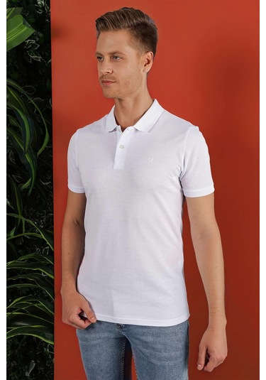 Ts 845 Beyaz Spor T-shirt Beyaz