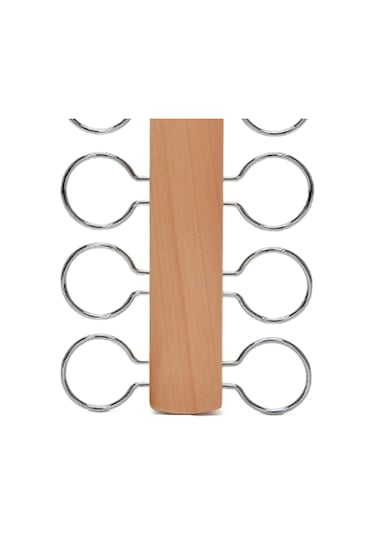 Homyl Kravat Askısı Şal Organizatör Uzay Tasarruf Eşarp Odun Odun Diğer