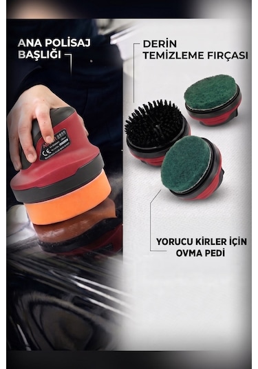 Assur 4V Akülü Mini Zımpara Polisaj ve Parlatma Makinesi - 3012