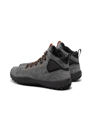 Merrell Wrapt Mıd Wp J036001 Waterproof Hakiki Deri Erkek Bot Gri