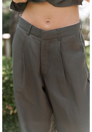 Nagmetah Sırt Pencereli Antrasit Yelek Pantolon Takım Antrasit