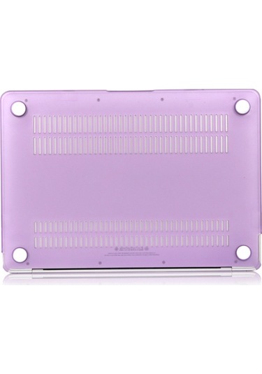 Ally Macbook Pro 13 2020 A2251 A2289 A1706-A1708-A1989-A2159 Kristal Kapak Koruma Kılıf  Mor