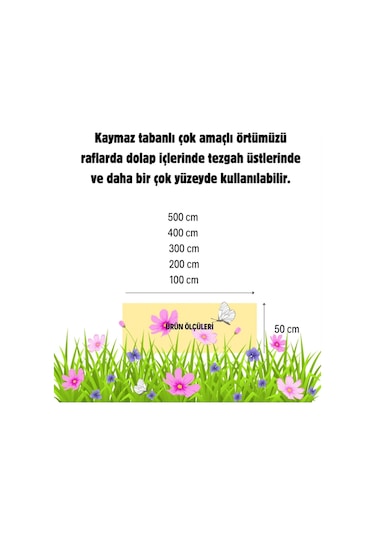 Pvc Küpür Dantel Raf Ve Dolap Örtüsü Runner Kpr1591p Beyaz