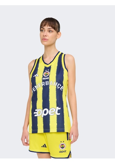 Fenerium Basket Kadın Çubuklu Forma 25/26 Sarı-lacıvert