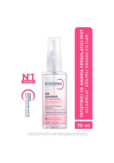 Bioderma Sensibio Ar+ Sos Sprey 70 Ml