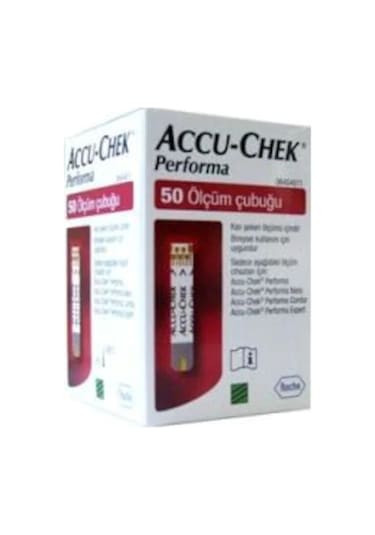 Accu-Chek Performa Nano Strip Şeker Ölçüm Çubuğu 50'li