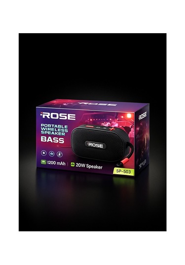 Rose Sp-503 Taşınabilir Bluetooth Hoparlör