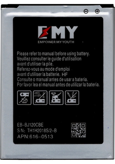 Samsung Galaxy J1 2016 J120 Uyumlu Emy Batarya