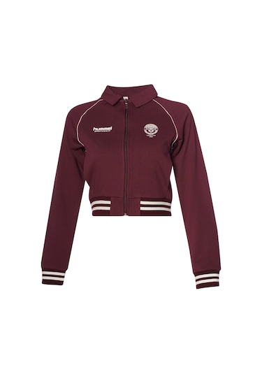 Hummel Jamal Fermuarlı Sweatshırt 922407-3858 Bordo