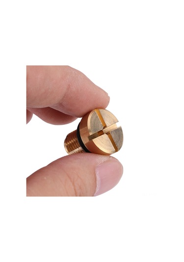 Shineyee Bmw Radyatör Genişletme Tankı Su Boşaltma Vidalı + Gevşeklik Ringi 17111712788 - Cnc İşlenmiş Bakır, Dayanıklı,  Yerine Teker