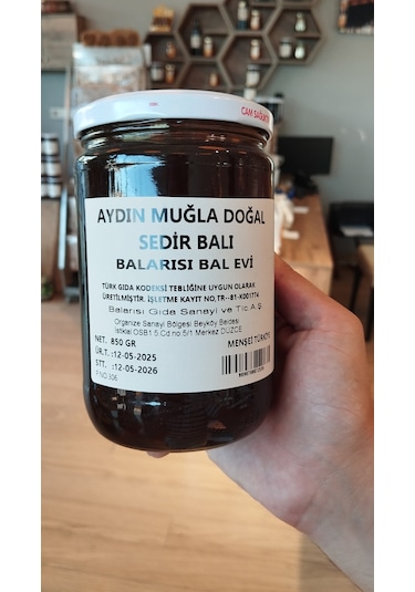 Aydın Doğal Sedir Balı 850g Yoğun Aromalı Saf Bal