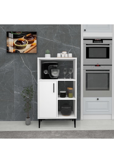 Arnetti Mutfak Banyo Dolabı Sanimas Çok Amaçlı Dolap, Beyaz