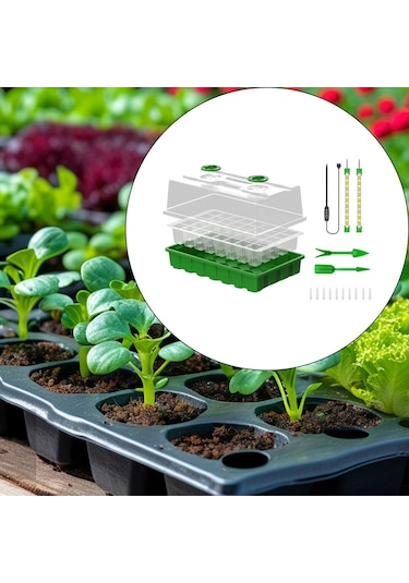 Homyl Tohum Başlatma Tepsisi Grow Light Full