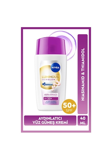Nıvea Skin Glow Anında Aydınlatıcı Günlük Uv Fluid Krem Spf50 40 Ml