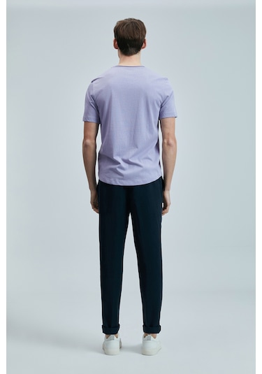 Lufian Junya Erkek Basic Tişört Lila Lila 111020259100870 Lila