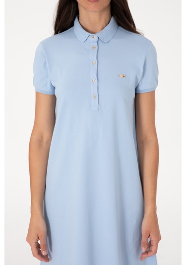 U.s. Polo Assn. Kadın Açık Mavi Elbise Örme 50305853-vr003 Acık Mavı