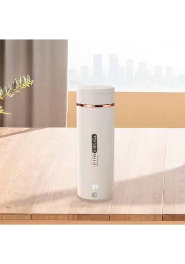 Homyl Taşınabilir Elektrikli Su Isıtıcısı Kapak-çevirin Beyaz Diğer