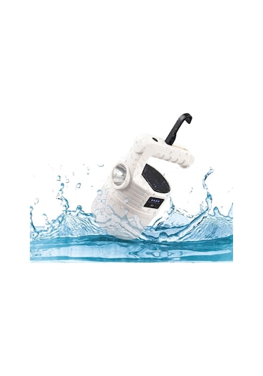 300w 10 Modlu Güneş Enerjili Solar Aydınlatma Kamp Çadır Lambası Ampül Led Şarjlı Işıldak El Feneri Beyaz