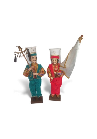 Mehter Takımı 7 Adet Kitre Bebek Mehter Bando Set 7 Adet