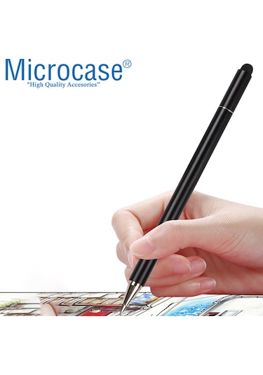 3in1 Tükenmez ve Disk Uçlu Stylus Pen Dokunmatik Kalem AL3468