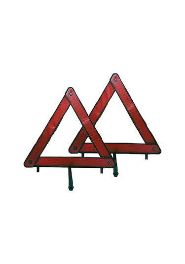 Üçgen Trafik Ve İlk Yardım Seti - Muayene Uyumlu 1 Kg Araç Yangın Tüpü - 2 Adet Reflektör - Bronze Pack