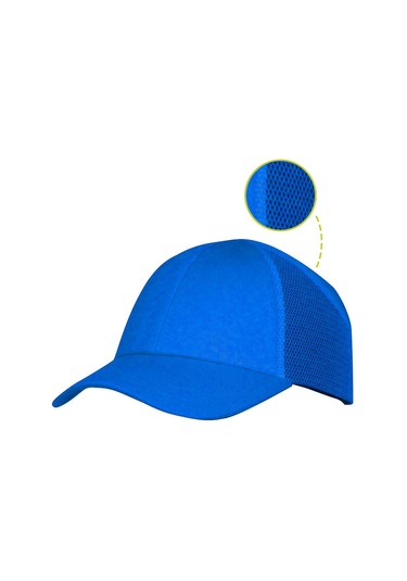 Baymax Tabcap Yazlık Helmet Saks Mavisi Şapka Baret Bx-6010