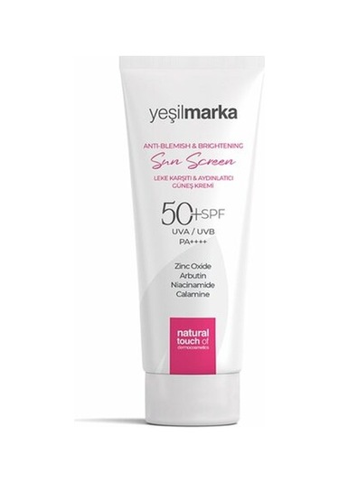 Yeşilmarka Leke Karşıtı & Aydınlatıcı Güneş Kremi SPF50+ 50 ML