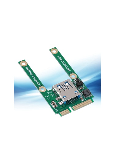 Shineyee Mini Pcı-e'den Usb 2.0'ye Dönüştürücü Kart - Dış Usb Yuva Tasarrufu, Mini Usb Cihazları İçin Uyumlu