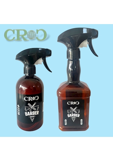Croc 2 Adet Berber Kuaför Suluğu - Sprey Suluk 500ml + 600ml