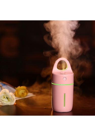 Sones 1.5w - 2w 175ml Mini Taşınabilir Usb Negatif İyon Nemlendirici Güzellik Ve Su Takviyesi Enstrümanı Renkli Led Işıkla