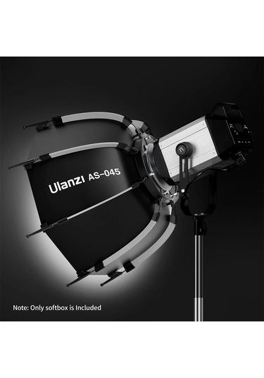 Ulanzi As-045 Izgaralı Ve Gridli Softbox 45cm 3308