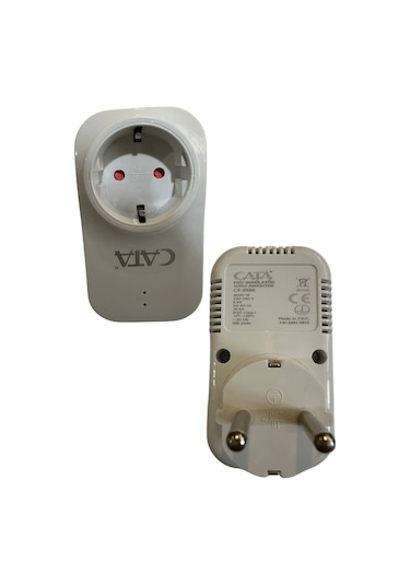 Cata Ct-9186 Akım Ve Çocuk Korumalı Tekli Kablosuz Priz 8 Adet