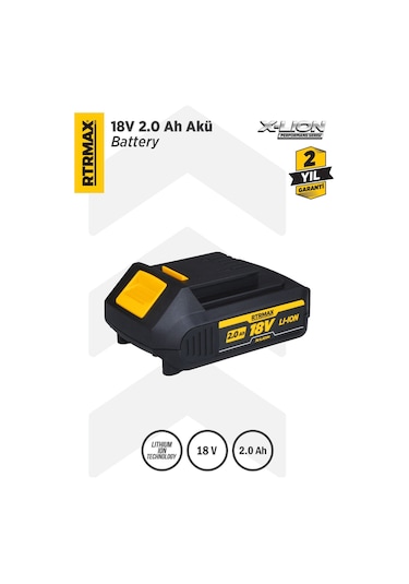 RTRMAX RTX1802 X-Lion Akü Yedek Batarya 2.0 Ah