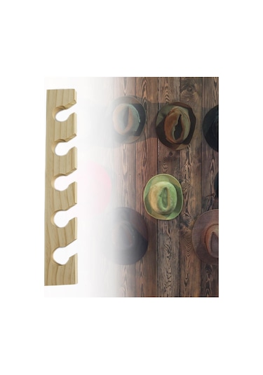 Suntek Beyzbol Şapka Rafı Depolama Giriş Sundurma Bej