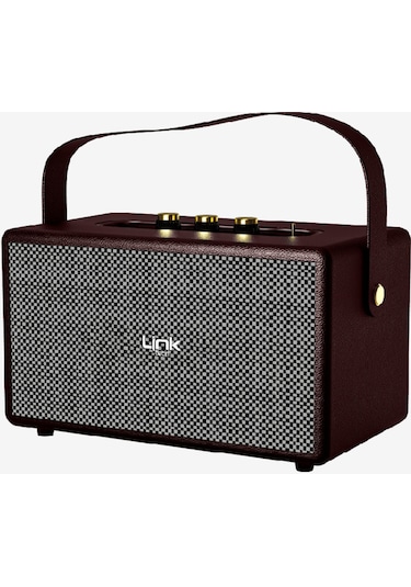 Linktech M402 Retro Taşınabilir Mikrofonlu Bluetooth Radyo Hoparlör