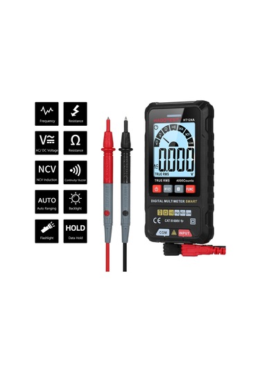 Habotest Ht124a 4000 Sayım Akıllı Dijital Multimetre
