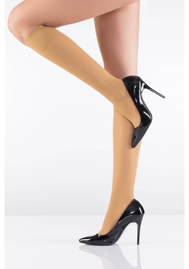 Özeren Kalın Dizaltı Çorap Kaçmaz 40 Denye 12 Çift Öe049