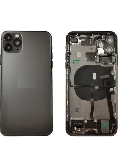 İphone 11 Pro Max İle Uyumlu Dolu Kasa Siyah