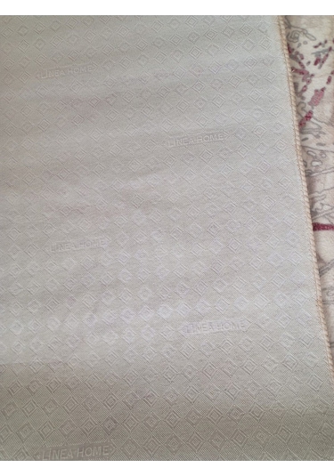 Linea Home Pembe Mermer Desen Yıkanabilir Kaymaz Taban Dört Mevsimlik Salon Banyo Balkon Genç Odası Kesme Halı Pembe