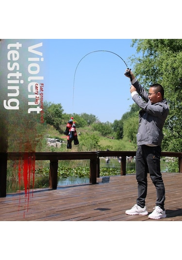 Teltree Ultra Hafif Karbon Stream Olta Çubuğu Ul Süper Yumuşak Uç, 1.68m Uzak Atış, Akşam Balığı Avı, Taşınabilir,威海 Fabrika Fiyatı