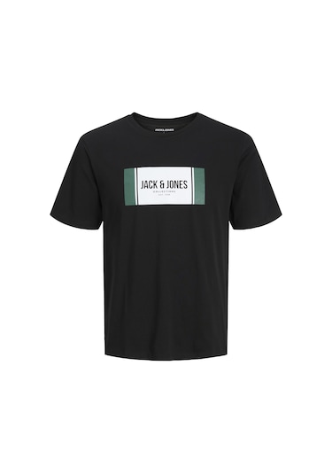 Erkek Gögüs Logo Baskili Tisört - Hayato - 12278508 Black