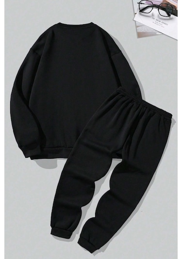 Antrasit Eşofman Takımı Siyah3