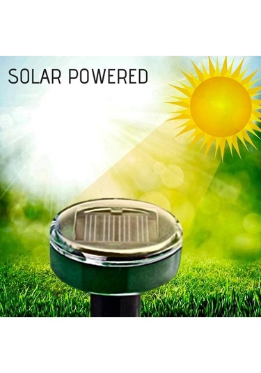 Tongxida Güneş Enerjili Ultrasonik Fare & Yılan Kovucu - Sokağa Takılabilir